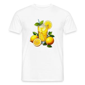 Limonade - T-shirt homme - blanc - Devant - AI Model Male 178 dark (178cm)
