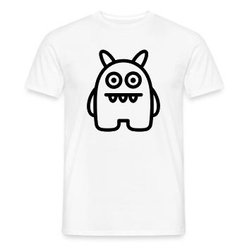 Ungeheuer - Männer T-Shirt - Weiß - Vorne - AI Model Male 178 dark (178cm)