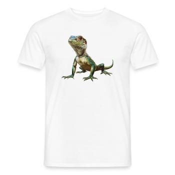 Lézard des lézards - T-shirt homme - blanc - Devant - AI Model Male 178 dark (178cm)