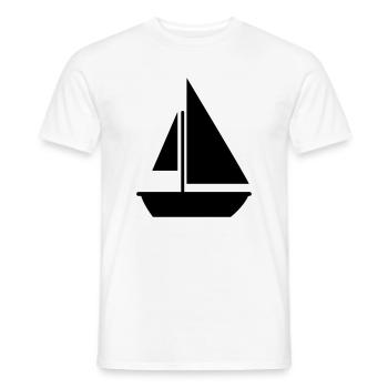 Voile - T-shirt homme - blanc - Devant - AI Model Male 178 dark (178cm)