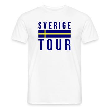Sverige Tour Schweden - Männer T-Shirt - Weiß - Vorne - AI Model Male 178 dark (178cm)