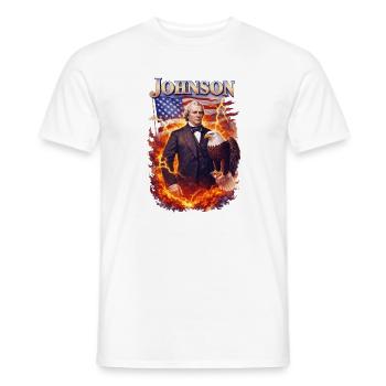 Flammenadler Staatsmann - Männer T-Shirt - Weiß - Vorne - AI Model Male 178 dark (178cm)
