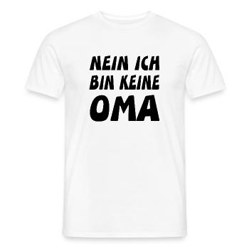 granny - Men's T-Shirt - white - Front - AI Model Male 178 dark (178cm)