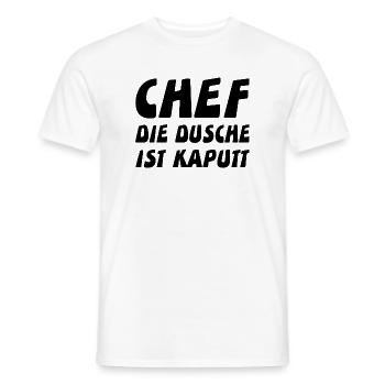 patron - T-shirt homme - blanc - Devant - AI Model Male 178 dark (178cm)