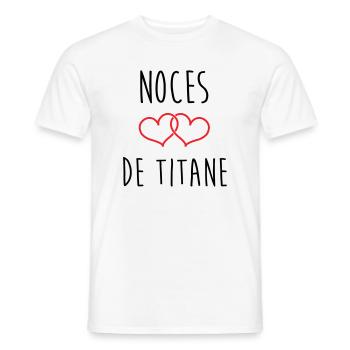 Titanium Wedding 72 Years of Marriage - Men's T-Shirt - white - Front - AI Model Male 178 dark (178cm)