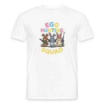 Easter Squad Shirt for Hunters with Humor - Men's T-Shirt - white - Front - AI Model Male 178 dark (178cm)