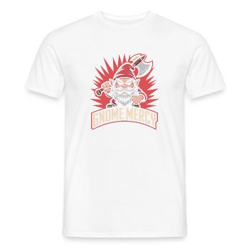 Böser Gnom, Dunkler Gnom, Goth-gnom, Lustiger Gnom - Männer T-Shirt - Weiß - Vorne - AI Model Male 178 dark (178cm)
