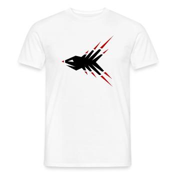 Splitter Fisch - Fantasie-Fisch - Männer T-Shirt - Weiß - Vorne - AI Model Male 178 dark (178cm)