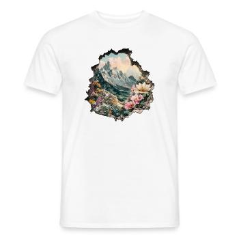 Berge Wandern Gebirge - Männer T-Shirt - Weiß - Vorne - AI Model Male 178 dark (178cm)