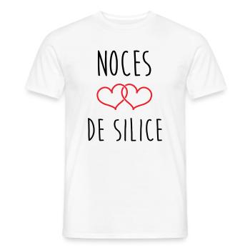 Silicas Hochzeit 77 Jahre Ehe - Männer T-Shirt - Weiß - Vorne - AI Model Male 178 dark (178cm)