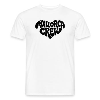 Mallorca Crew - Men's T-Shirt - white - Front - AI Model Male 178 dark (178cm)