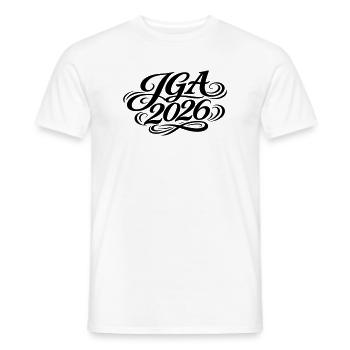 Jga 2026 Bachelor Party - Men's T-Shirt - white - Front - AI Model Male 178 dark (178cm)