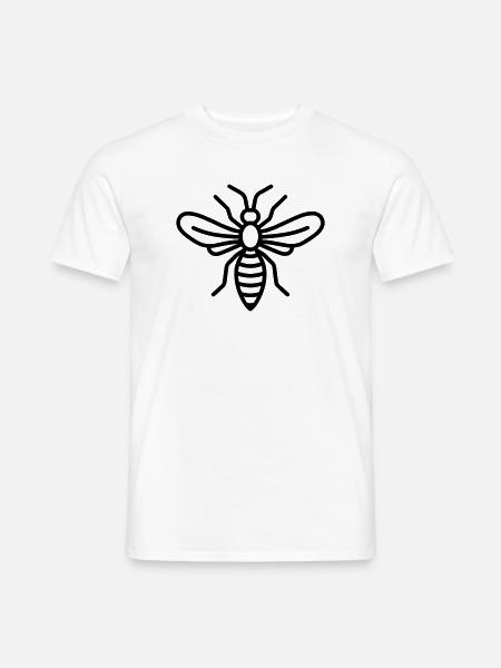 guêpe - T-shirt homme - blanc