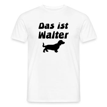 Dackel - Männer T-Shirt - Weiß - Vorne - AI Model Male 178 dark (178cm)