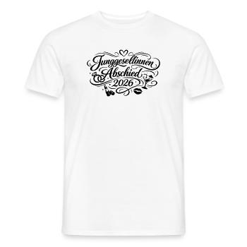 Bachelorette Party 2026 Bachelorette Party - Men's T-Shirt - white - Front - AI Model Male 178 dark (178cm)