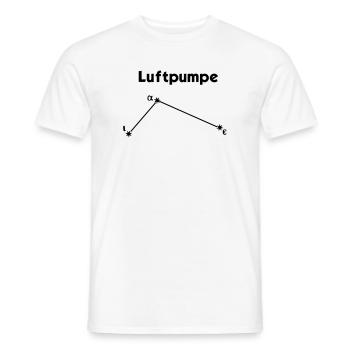 Air pump - Men's T-Shirt - white - Front - AI Model Male 178 dark (178cm)