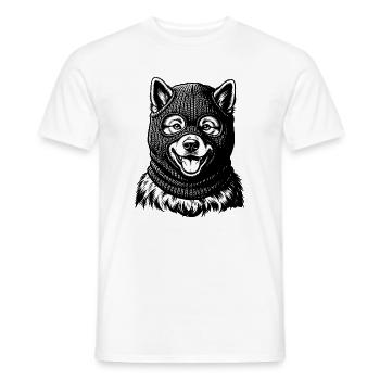 Eurasier | Bandito - Männer T-Shirt - Weiß - Vorne - AI Model Male 178 dark (178cm)