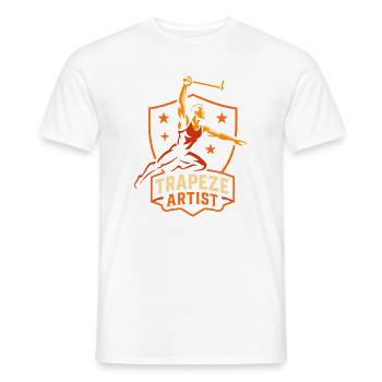 Zirkus-Trapezkünstler, lustiger Kinderzirkus - Männer T-Shirt - Weiß - Vorne - AI Model Male 178 dark (178cm)