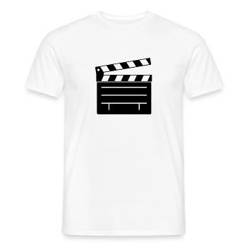 Clapperboard - Männer T-Shirt - Weiß - Vorne - AI Model Male 178 dark (178cm)