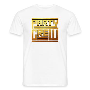 Équipe de fête - T-shirt homme - blanc - Devant - AI Model Male 178 dark (178cm)