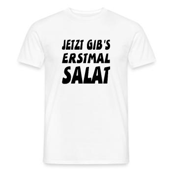 Salat - Männer T-Shirt - Weiß - Vorne - AI Model Male 178 dark (178cm)
