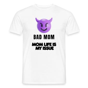 Mom Mood Shirt - Men's T-Shirt - white - Front - AI Model Male 178 dark (178cm)