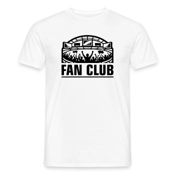 Stade du Fan Club - T-shirt homme - blanc - Devant - AI Model Male 178 dark (178cm)