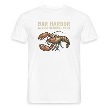 Bar Harbor, Acadia-Nationalpark – Besuchen Sie Aca - Männer T-Shirt - Weiß - Vorne - AI Model Male 178 dark (178cm)