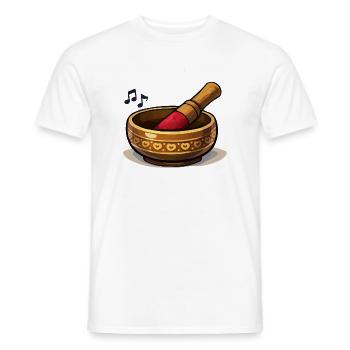 Herz Mörser Küchenzauber - Männer T-Shirt - Weiß - Vorne - AI Model Male 178 dark (178cm)