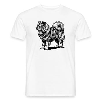 Eurasier | Old Dude - Männer T-Shirt - Weiß - Vorne - AI Model Male 178 dark (178cm)