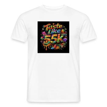 Kaleidoscope 50K Graffiti - Men's T-Shirt - white - Front - AI Model Male 178 dark (178cm)