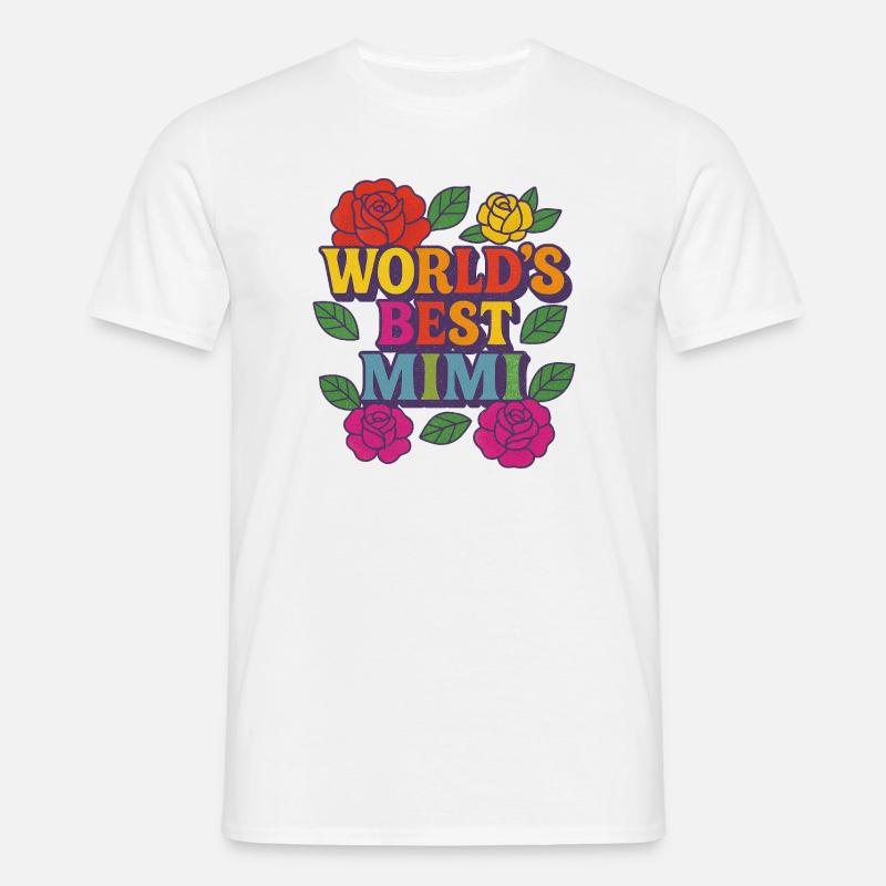 Die beste Mutter der Welt - Männer T-Shirt - Weiß