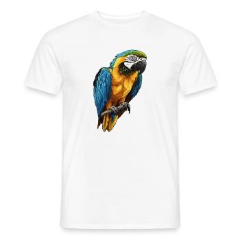 Macaw's Era - Men's T-Shirt - white - Front - AI Model Male 178 dark (178cm)