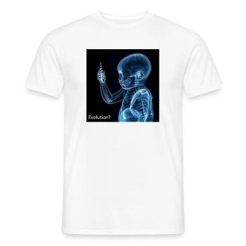 Entwicklung des Smartphones - Männer T-Shirt - Weiß - Vorne - AI Model Male 178 dark (178cm)