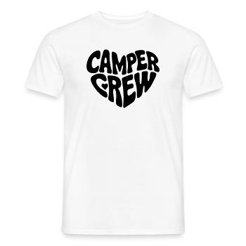 Camper crew herz - Männer T-Shirt - Weiß - Vorne - AI Model Male 178 dark (178cm)