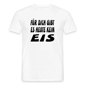 Eis - Männer T-Shirt - Weiß - Vorne - AI Model Male 178 dark (178cm)