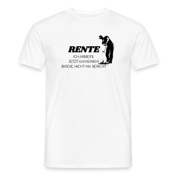 Golfer in Rente  - Männer T-Shirt - Weiß - Vorne - AI Model Male 178 dark (178cm)