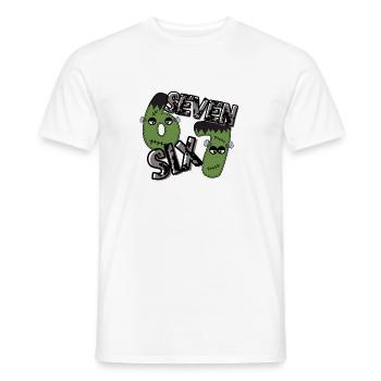 Six Seven - Männer T-Shirt - Weiß - Vorne - AI Model Male 178 dark (178cm)