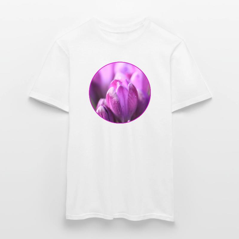 Crocus Crocus Fleurs violettes Crocus Bourgeon de crocus T-shirt homme