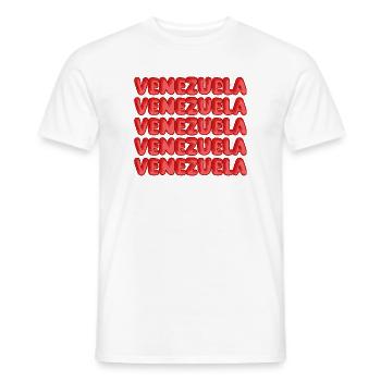 Venezuela - Men's T-Shirt - white - Front - AI Model Male 178 dark (178cm)