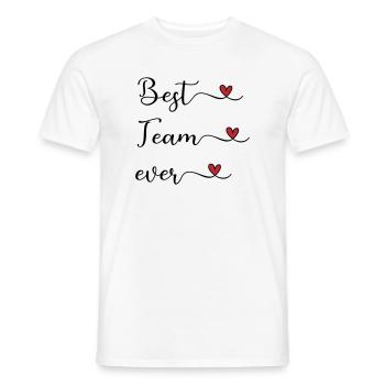 Best Team Ever - Men's T-Shirt - white - Front - AI Model Male 178 dark (178cm)