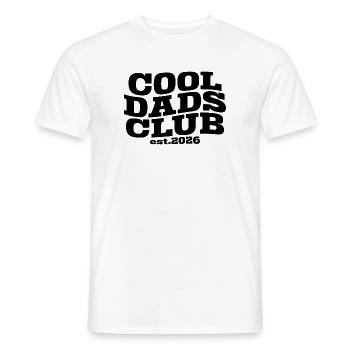 Club des papas cool - cadeau papa pour la fête des pères - T-shirt homme - blanc - Devant - AI Model Male 178 dark (178cm)