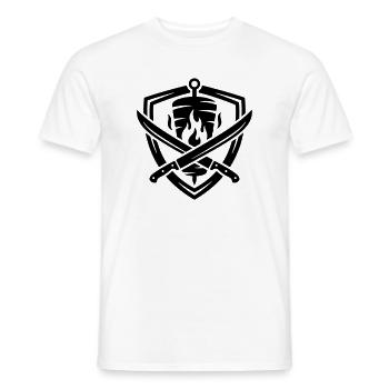 Döner Symbol Dönerskeß - Men's T-Shirt - white - Front - AI Model Male 178 dark (178cm)