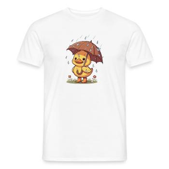 Entenküken niedliches Design Entenküken Geschenke Kinder - Männer T-Shirt - Weiß - Vorne - AI Model Male 178 dark (178cm)