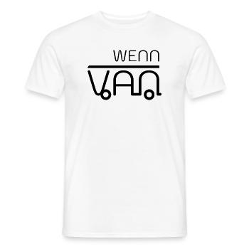 Wenn dann Van! Vanlife - Männer T-Shirt - Weiß - Vorne - AI Model Male 178 dark (178cm)
