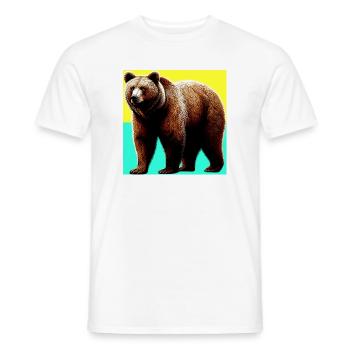 ours - T-shirt homme - blanc - Devant - AI Model Male 178 dark (178cm)