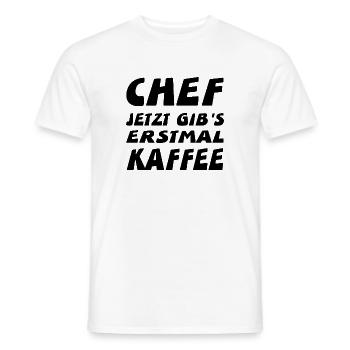 Chef - Männer T-Shirt - Weiß - Vorne - AI Model Male 178 dark (178cm)