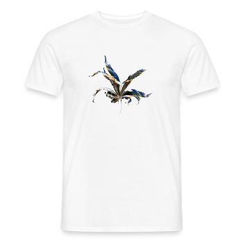 Leaf layers - Men's T-Shirt - white - Front - AI Model Male 178 dark (178cm)
