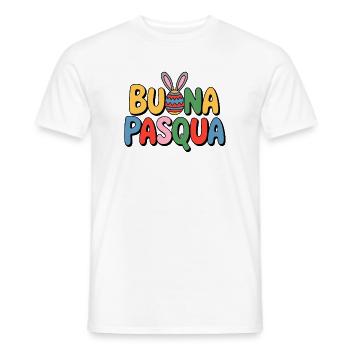 Buona Pasqua Bunny - Männer T-Shirt - Weiß - Vorne - AI Model Male 178 dark (178cm)