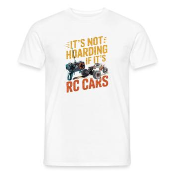  Its Not Hoarding If Its RC Cars RC Auto - Männer T-Shirt - Weiß - Vorne - AI Model Male 178 dark (178cm)